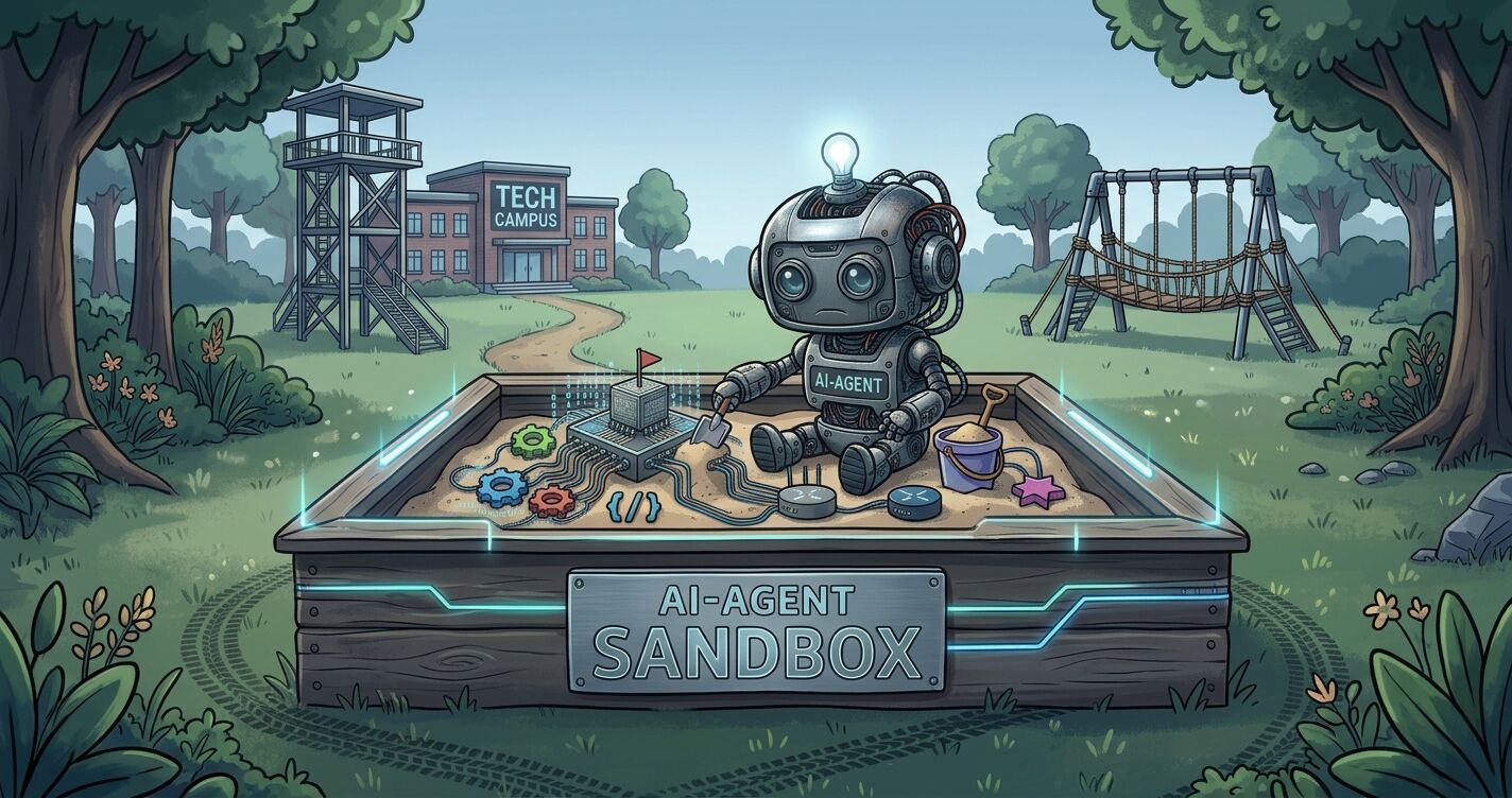 AI agent playing in a sandbox