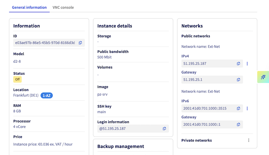 OVH Instance