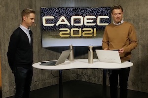 Cadec 2021 körs från en filmstudio och Andreas Tell gör debut som programledare.